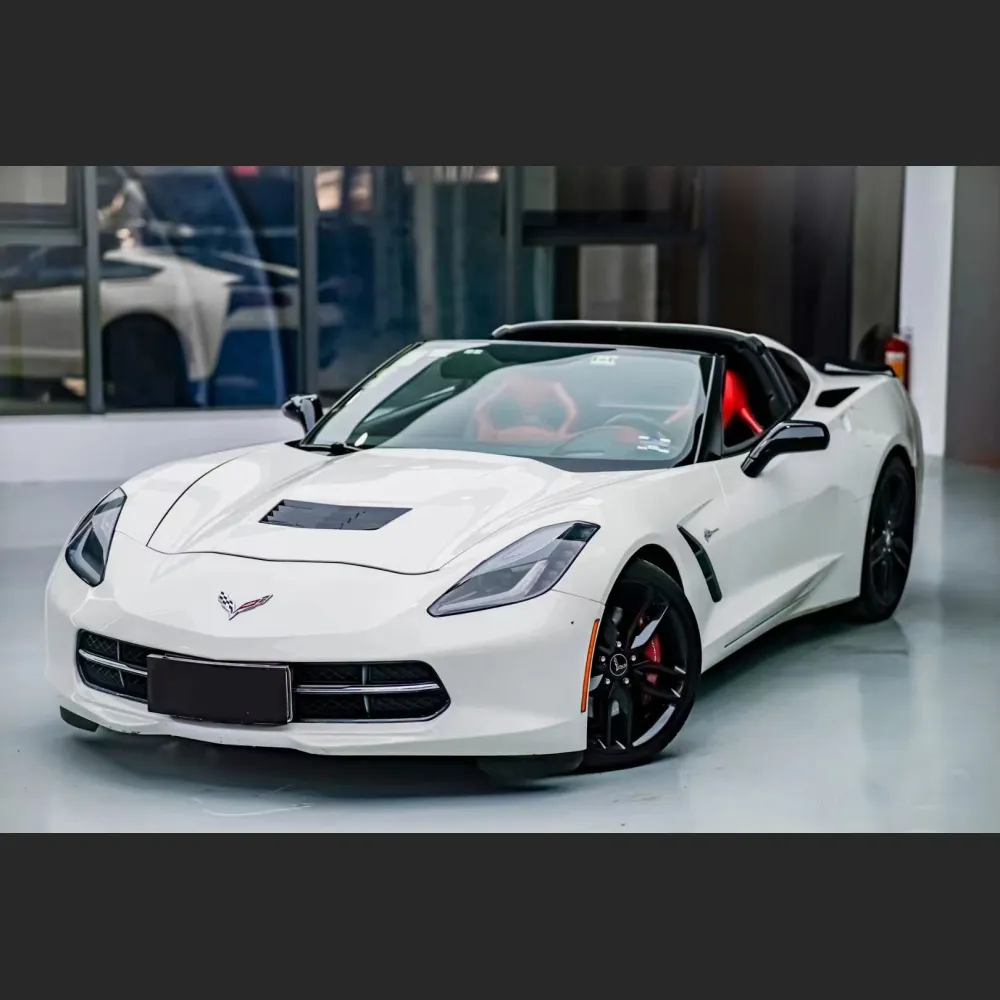 Ravoony Plus Gloss White Car Wrap C7 Corvette Wrap