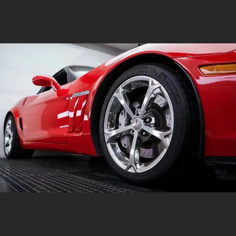 Ravoony Plus Glossy Crystal Ferrari Red Vinyl Car Wrap C6 Corvette Wrap