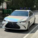Ravoony Plus Glossy Laser White Car Vinyl Wrap