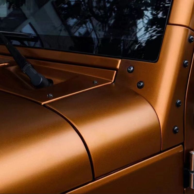 Ravoony Plus Matte Metallic Copper Car Wrap