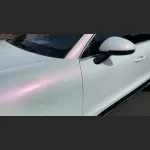 Ravoony Plus Matte White To Pink Car Vinyl Wrap