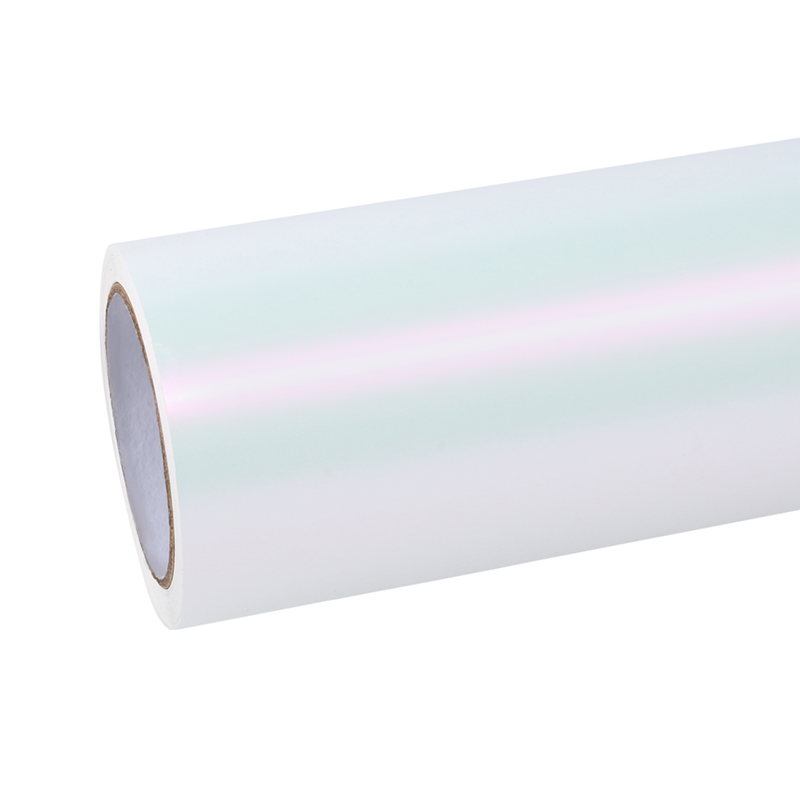 Ravoony Plus Matte White To Pink Car Vinyl Wrap