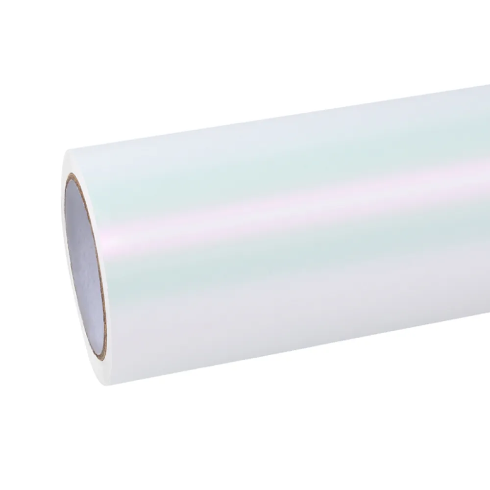 Ravoony Plus Matte White To Pink Car Vinyl Wrap