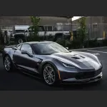 Ravoony Plus Pure Metal Dark Grey Car Vinyl Wrap Corvette Wrap