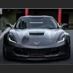 Ravoony Plus Pure Metal Dark Grey Car Vinyl Wrap Corvette Wrap