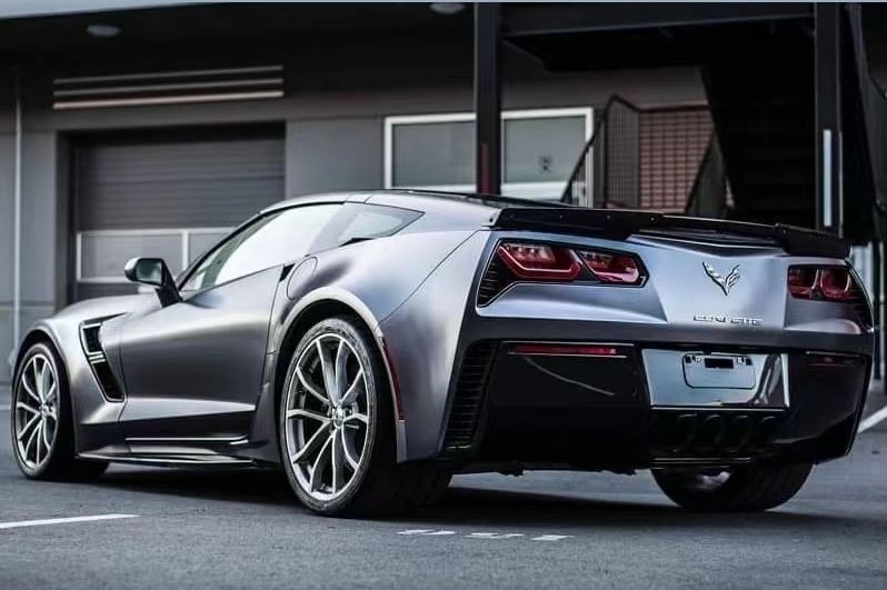 Ravoony Plus Pure Metal Dark Grey Car Vinyl Wrap Corvette Wrap