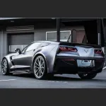 Ravoony Plus Pure Metal Dark Grey Car Vinyl Wrap Corvette Wrap