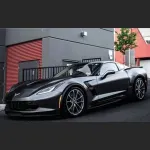 Ravoony Plus Pure Metal Dark Grey Car Vinyl Wrap Corvette Wrap