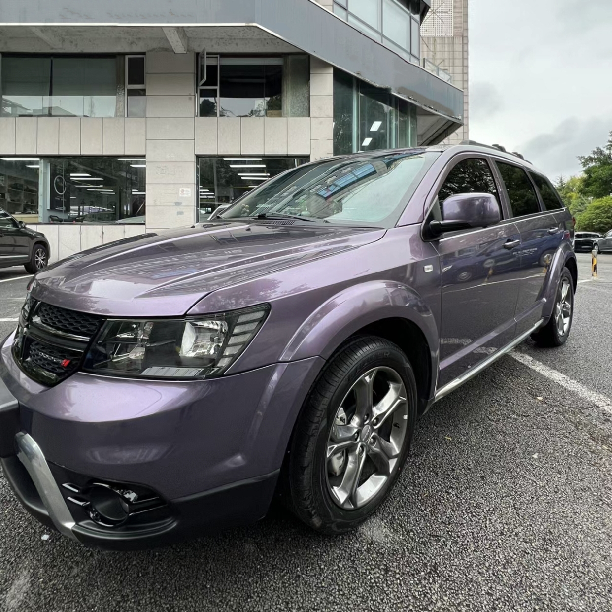 Ravoony Plus Bentley Gloss Grey Violet Car Vinyl Wrap Dodge Wrap