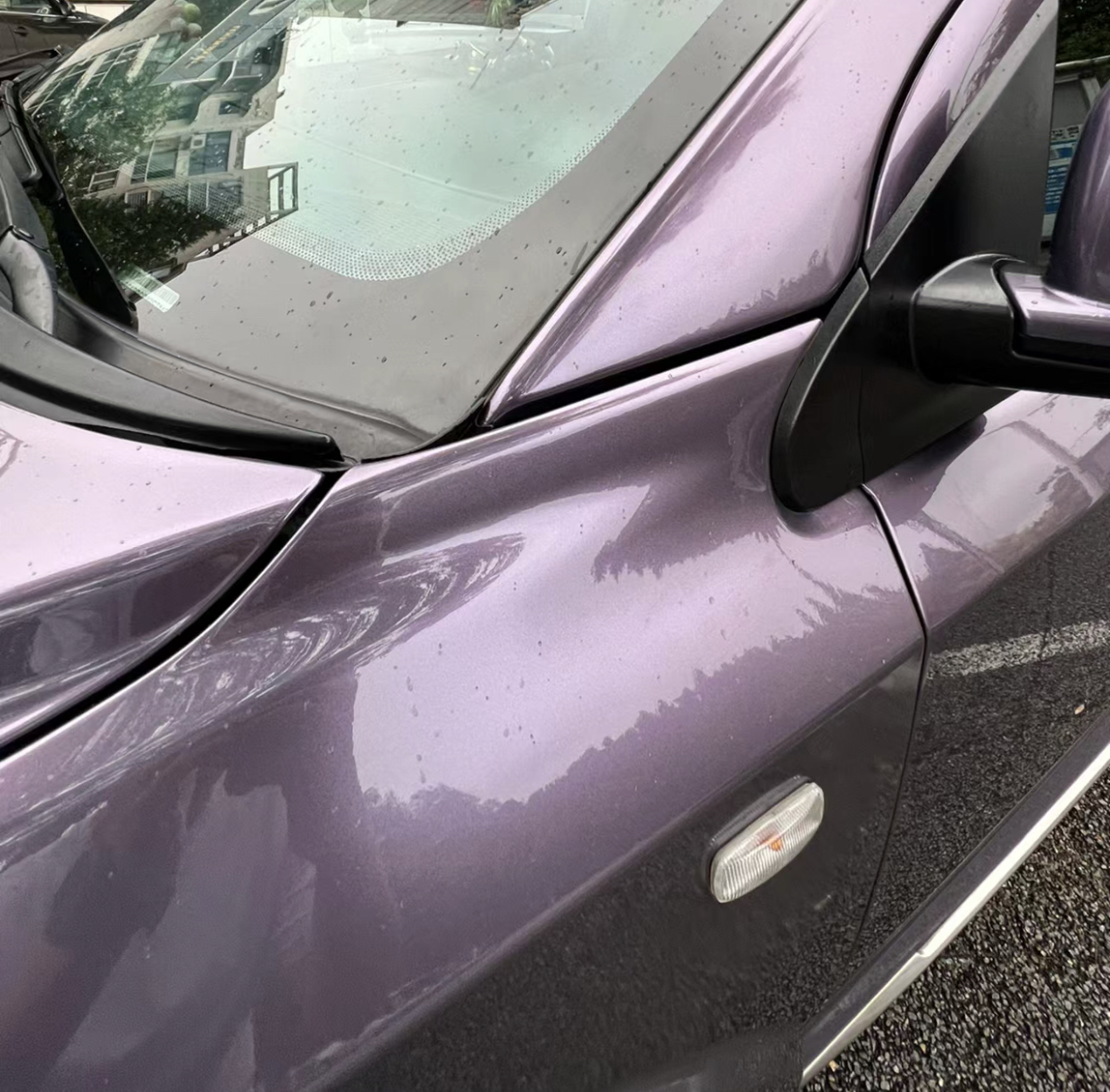 Ravoony Plus Bentley Gloss Grey Violet Car Vinyl Wrap Dodge Wrap