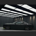 Ravoony Plus 3D Ghost Camouflage Black Vinyl Wrap Dodge Challenger Wrap