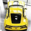 Ravoony Plus Crystal Maize Yellow Car Vinyl Wrap Chevrolet Corvette Wrap Z06