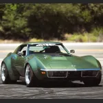 Ravoony Plus Metallic Mamba Green Car Vinyl Wrap C3 Corvette Wrap