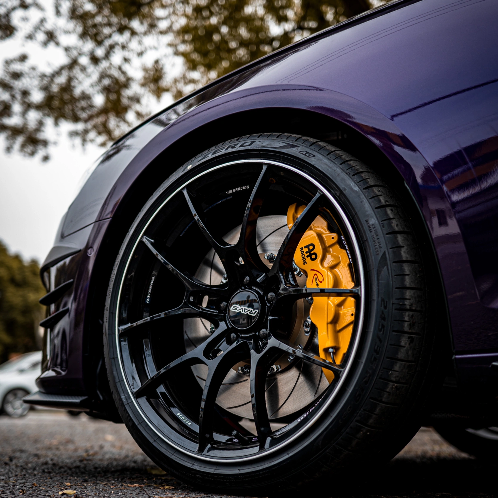 Ravoony Plus Audi Gloss Velvet Purple Car Vinyl Wrap