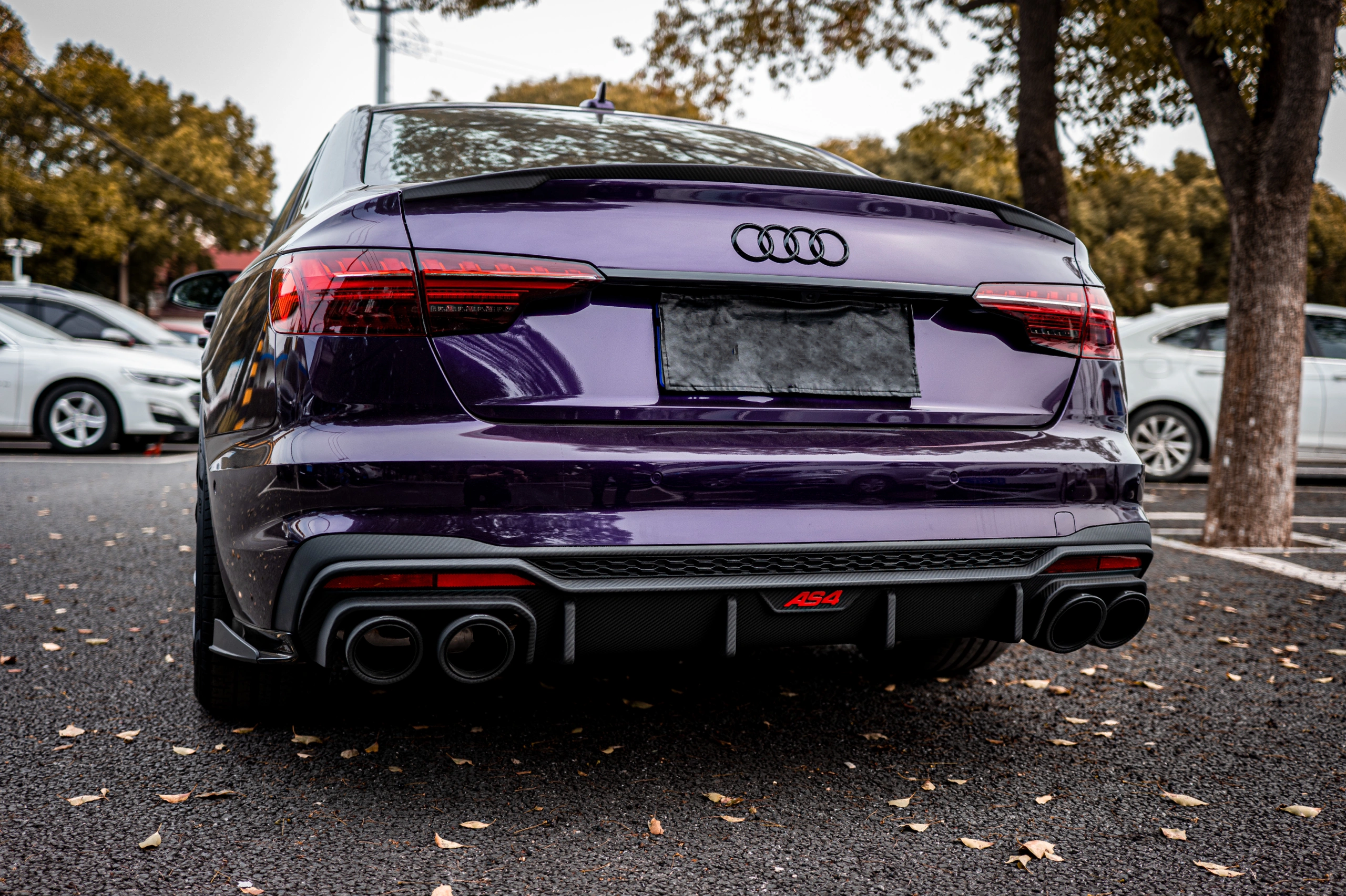 Ravoony Plus Audi Gloss Velvet Purple Car Vinyl Wrap