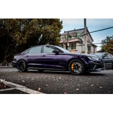 Audi Gloss Velvet Purple Car Vinyl Wrap