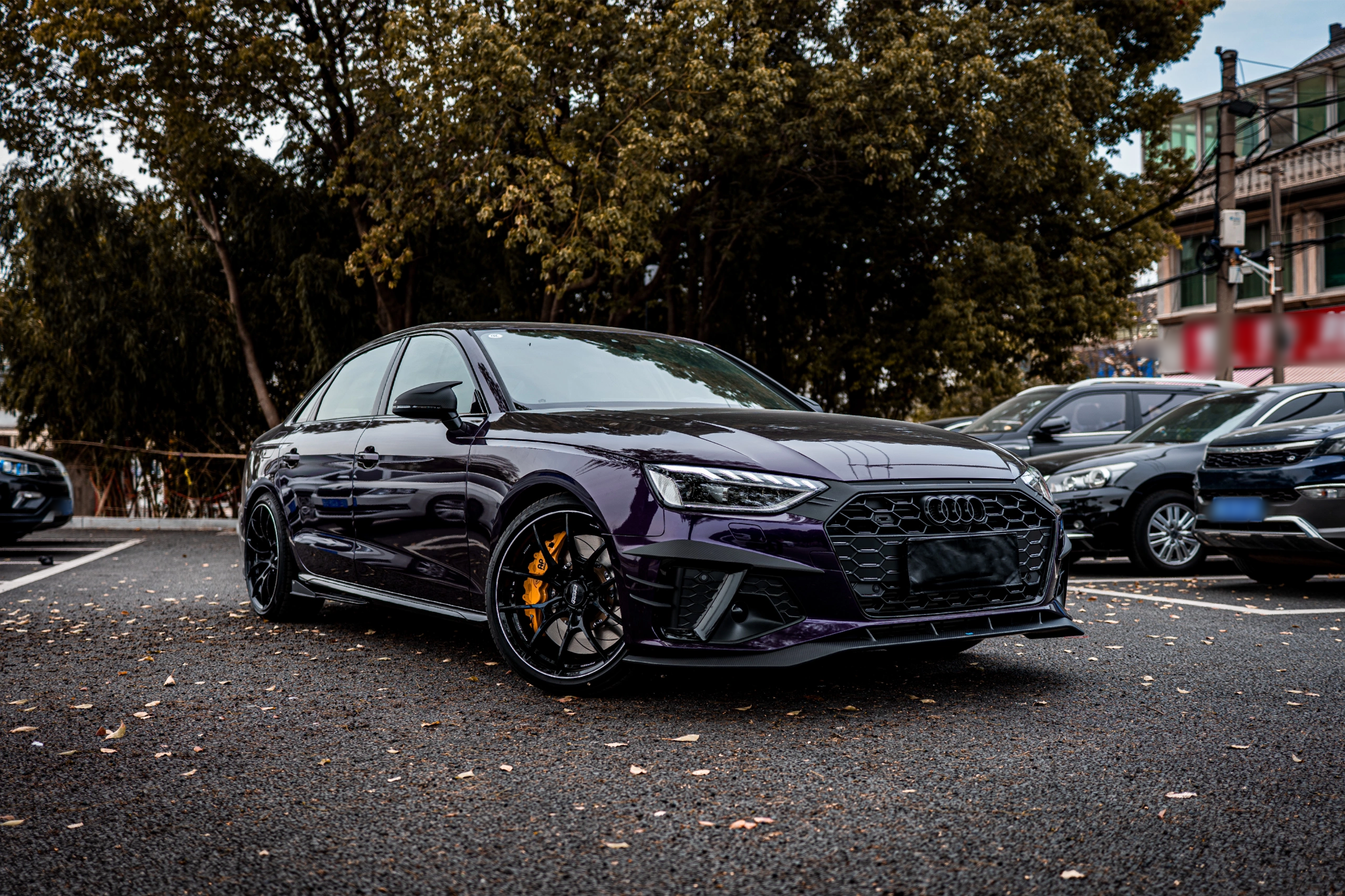 Ravoony Plus Audi Gloss Velvet Purple Car Vinyl Wrap