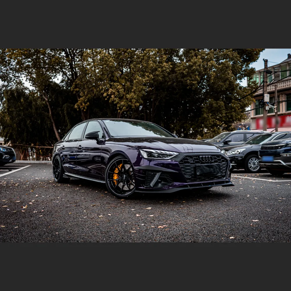 Ravoony Plus Audi Gloss Velvet Purple Car Vinyl Wrap