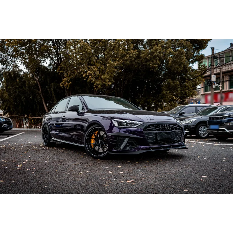 Ravoony Plus Audi Gloss Velvet Purple Car Vinyl Wrap