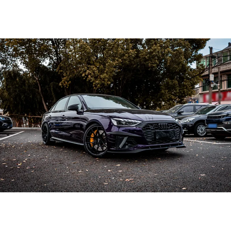 Audi Gloss Velvet Purple Car Vinyl Wrap