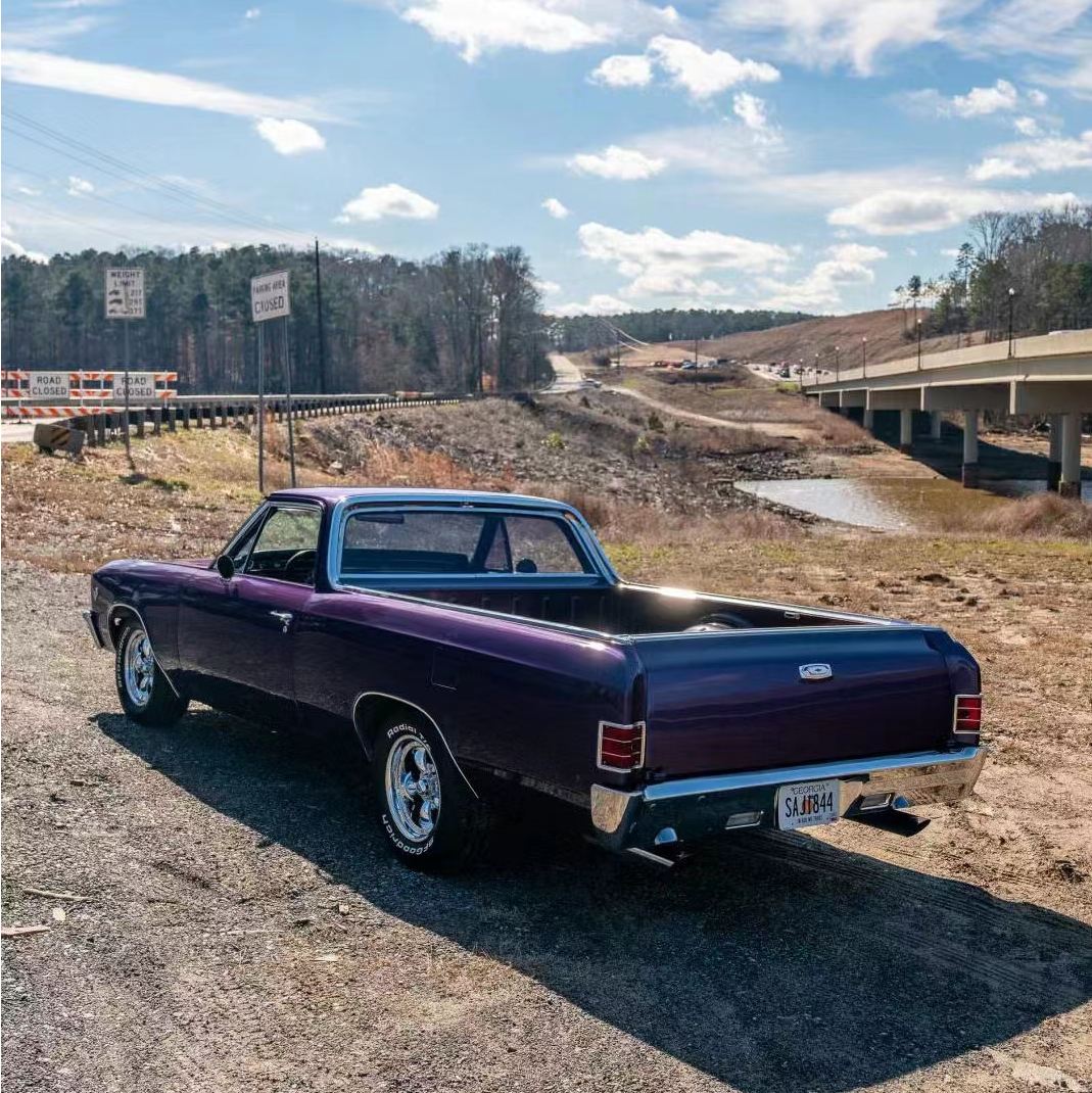 Ravoony Plus Gloss Midnight Purple Car Vinyl Wrap EI Camino