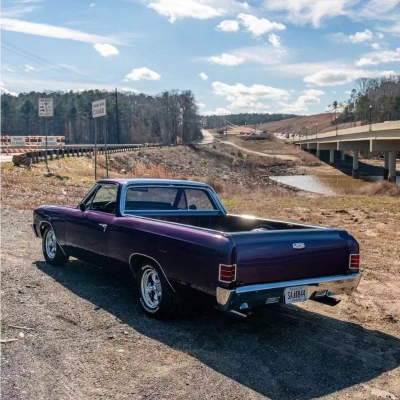 Ravoony Plus Gloss Midnight Purple Car Vinyl Wrap EI Camino 02