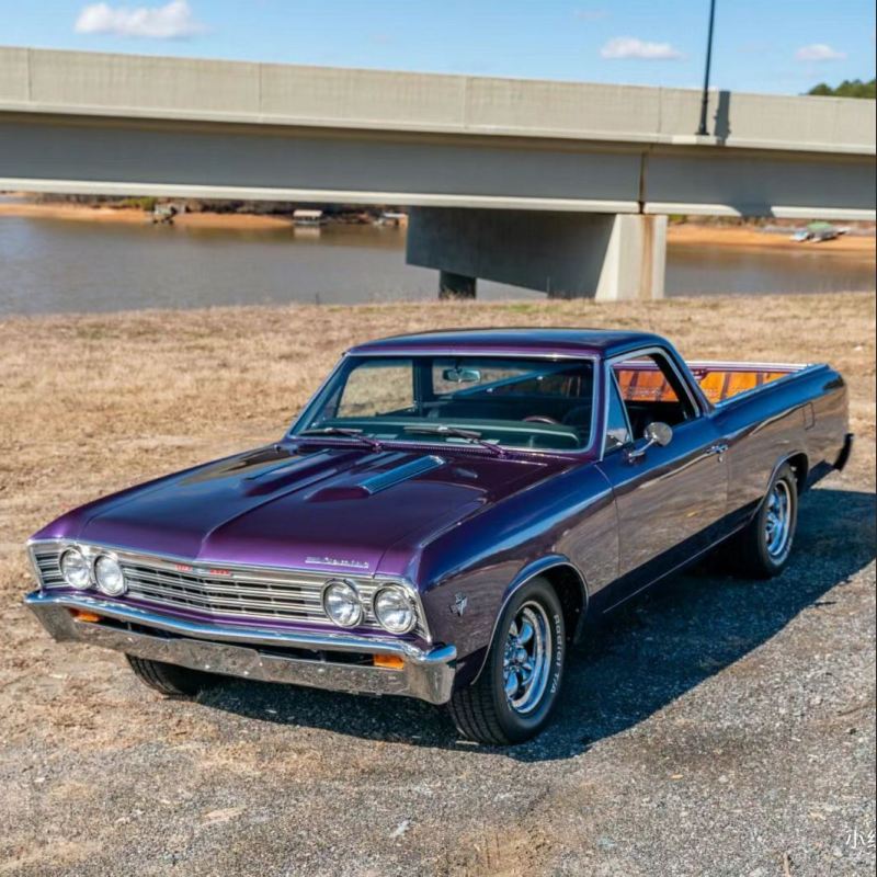 Ravoony Plus Gloss Midnight Purple Car Vinyl Wrap EI Camino