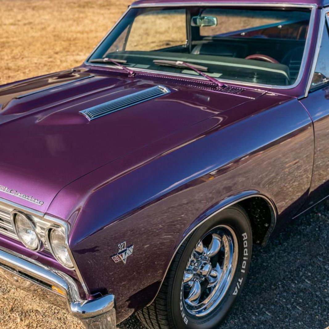 Ravoony Plus Gloss Midnight Purple Car Vinyl Wrap EI Camino