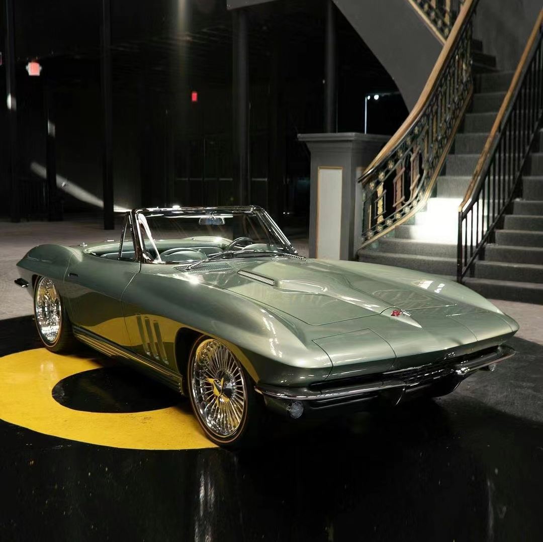 Ravoony Plus NIO Gloss Arctic Green Color Car Wrap C2 Corvette Wrap