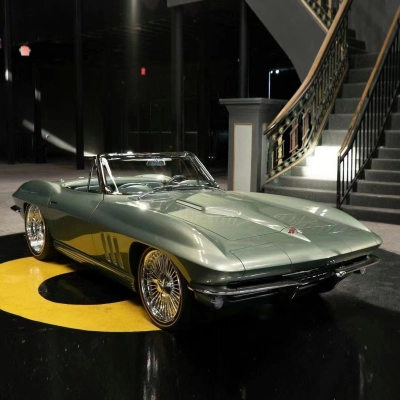 Ravoony Plus NIO Gloss Arctic Green Color Car Wrap C2 Corvette Wrap 02