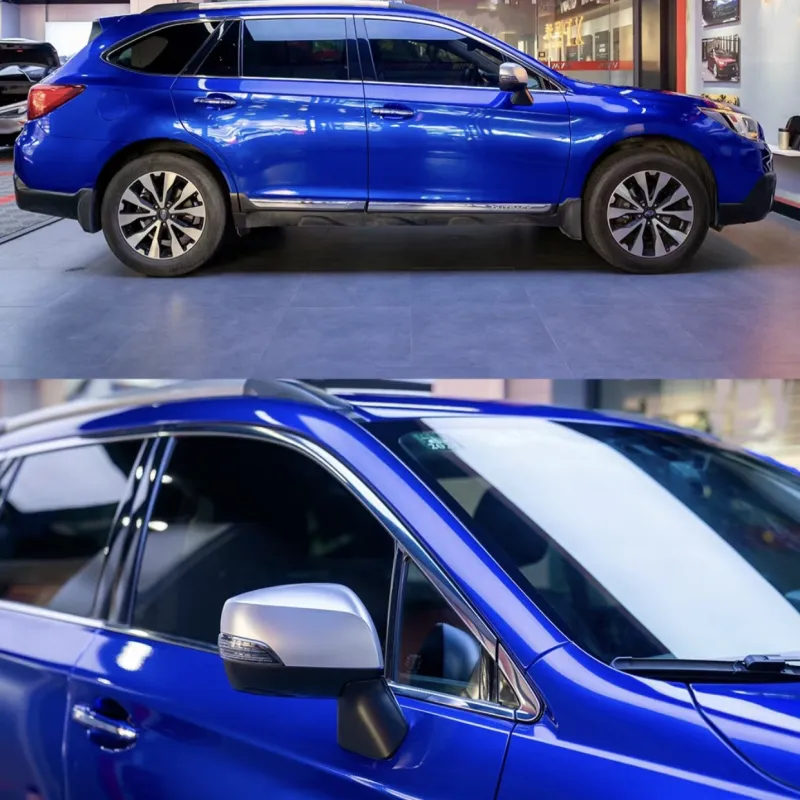  Ravoony Plus Gloss Metallic Blueberry Blue Vinyl Car Wrap Subaru Vinyl Wrap