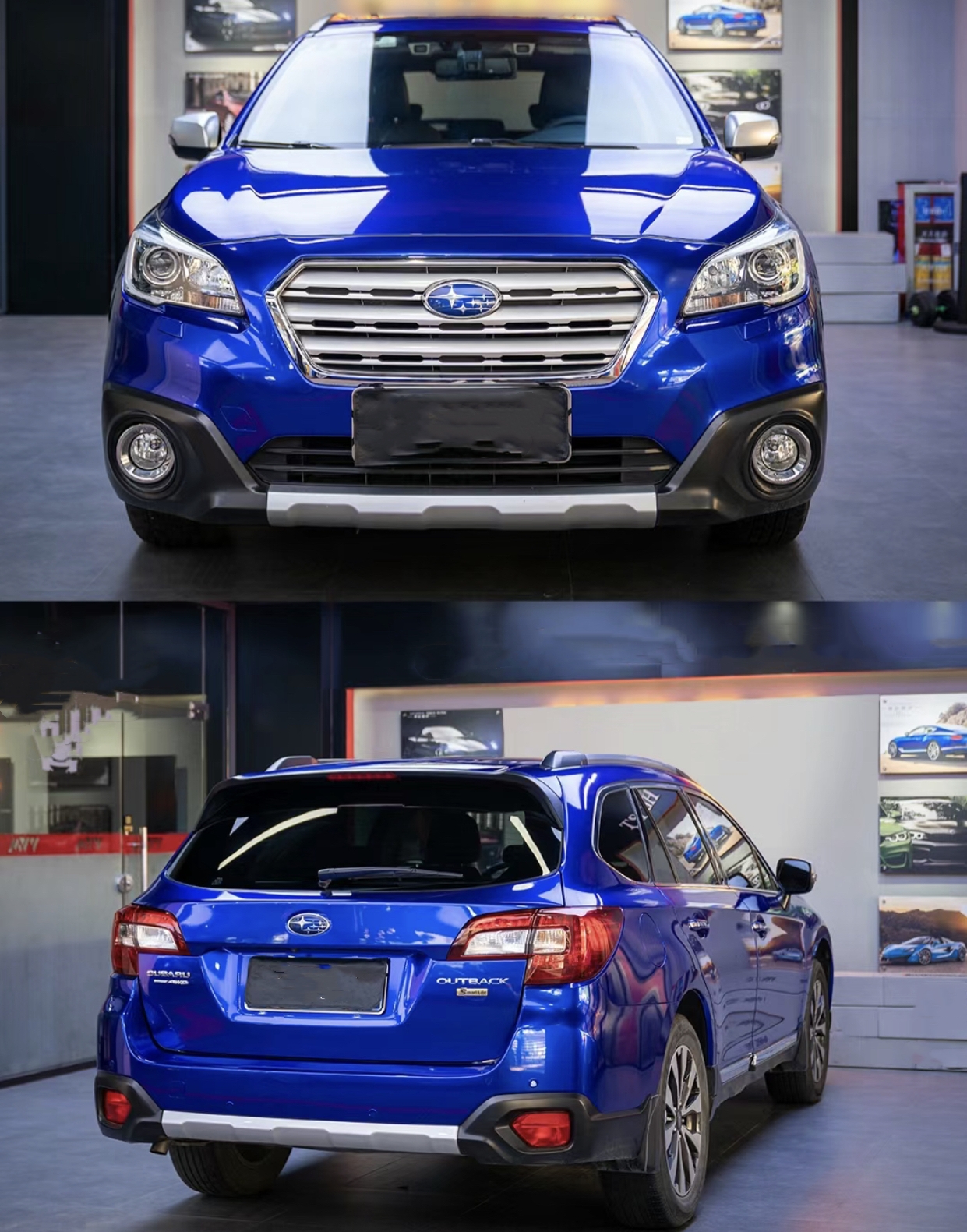  Ravoony Plus Gloss Metallic Blueberry Blue Vinyl Car Wrap Subaru Vinyl Wrap