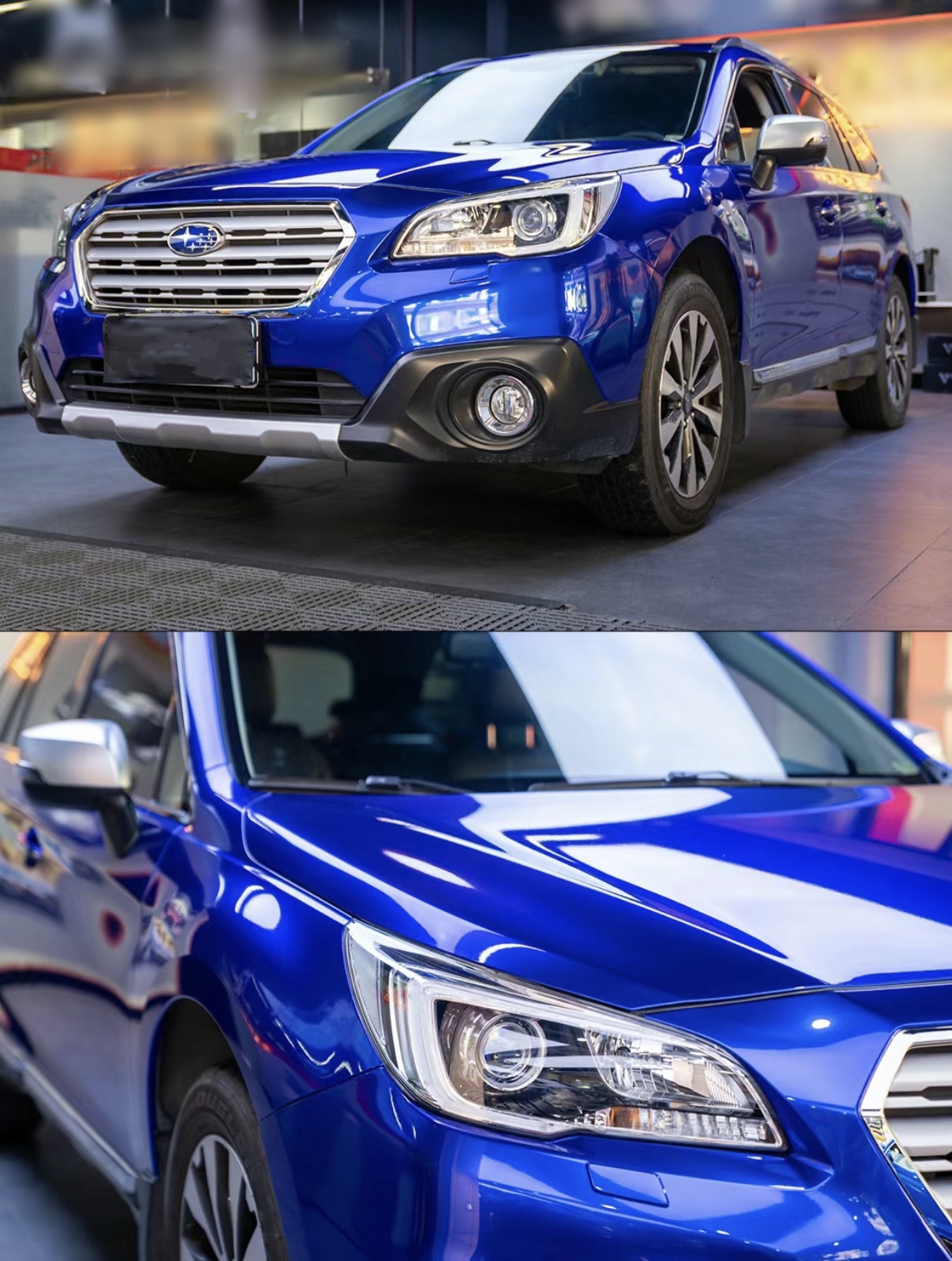  Ravoony Plus Gloss Metallic Blueberry Blue Vinyl Car Wrap Subaru Vinyl Wrap