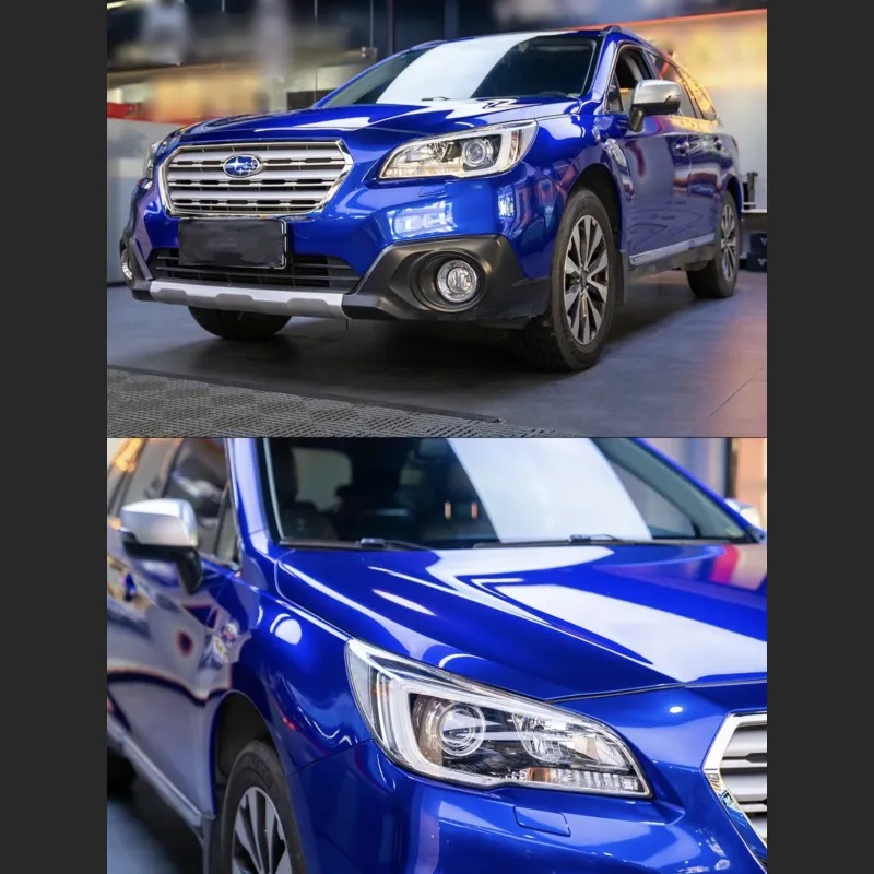  Ravoony Plus Gloss Metallic Blueberry Blue Vinyl Car Wrap Subaru Vinyl Wrap