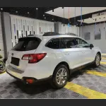 Ravoony Plus Glossy Laser White Car Vinyl Wrap Wrapped Subaru Outback