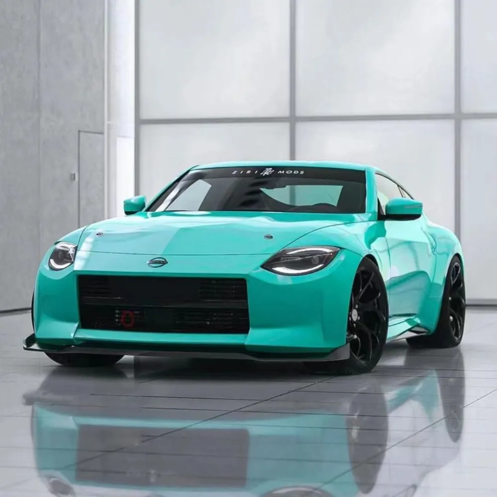 Ravoony Plus Glossy Tiffany Car Vinyl Wrap Nissan Wrap Fairlady Z