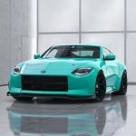 Ravoony Plus Glossy Tiffany Car Vinyl Wrap Nissan Wrap Fairlady Z