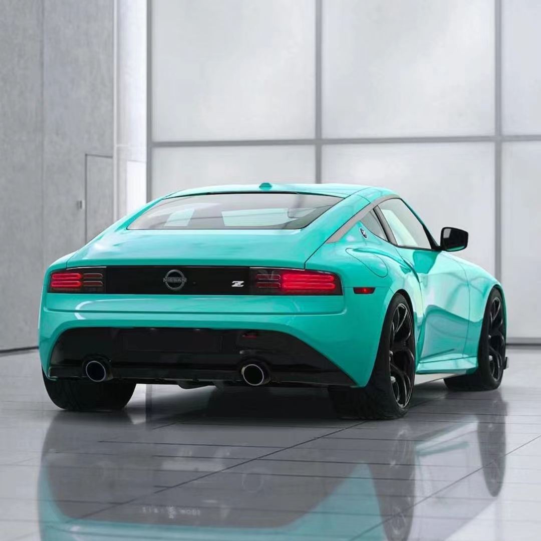 Ravoony Plus Glossy Tiffany Car Vinyl Wrap Nissan Wrap Fairlady Z