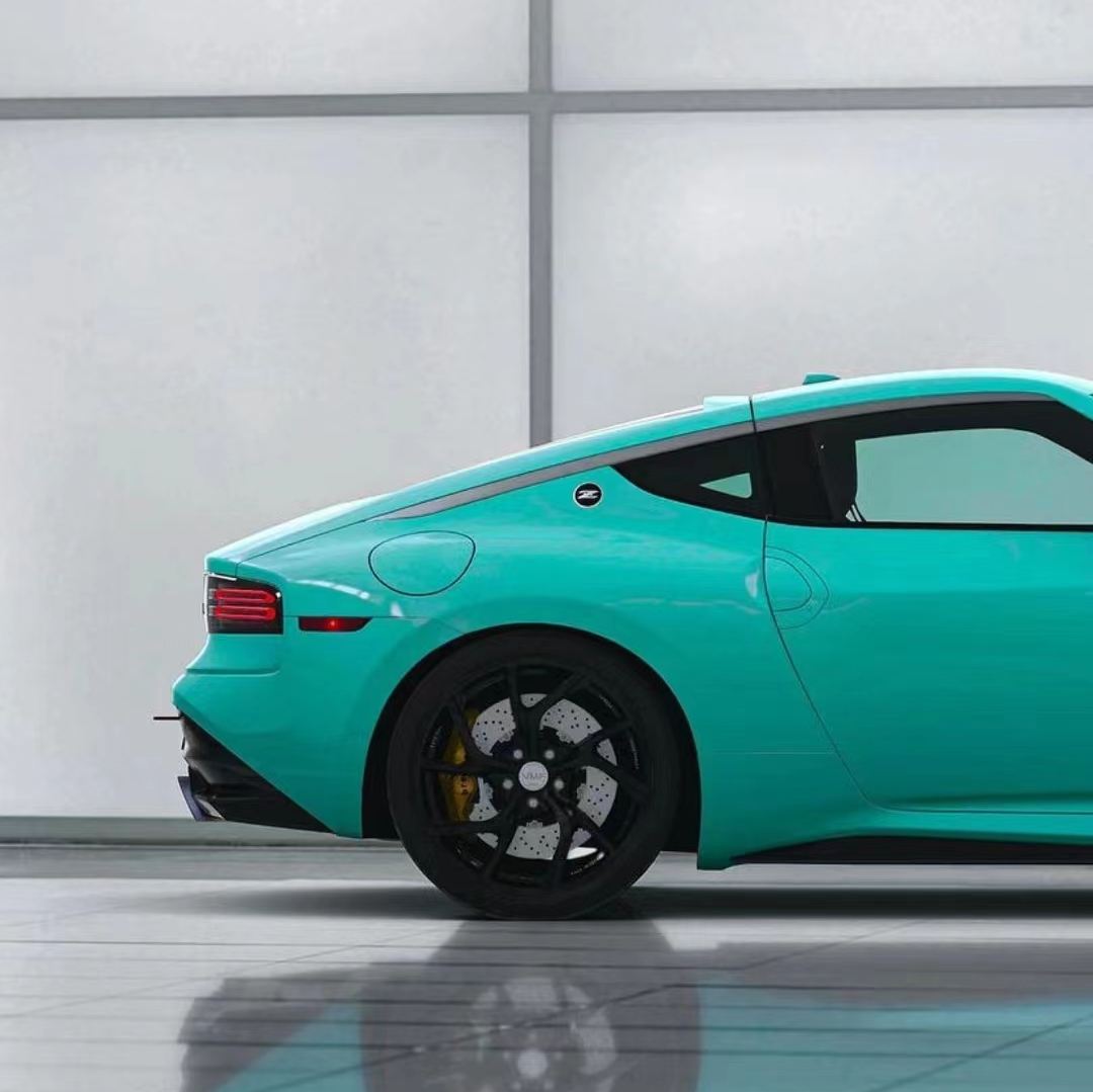 Ravoony Plus Glossy Tiffany Car Vinyl Wrap Nissan Wrap Fairlady Z