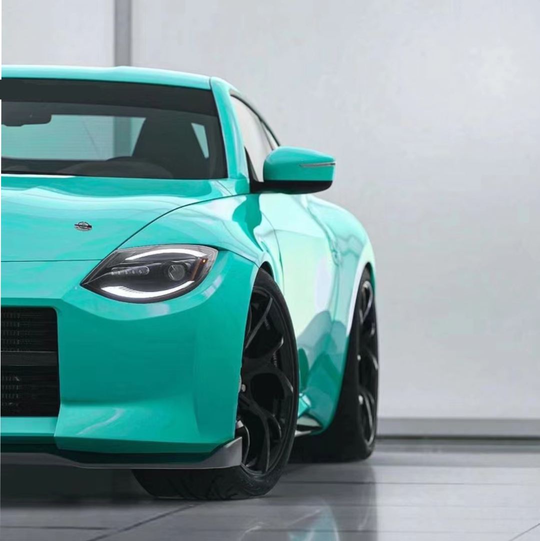 Ravoony Plus Glossy Tiffany Car Vinyl Wrap Nissan Wrap Fairlady Z