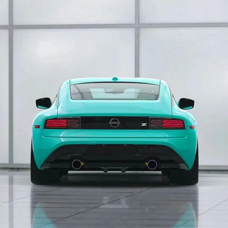Ravoony Plus Glossy Tiffany Car Vinyl Wrap Nissan Wrap Fairlady Z