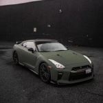 Ravoony Plus Matte Army Green Wrap Nissan GTR Wrap