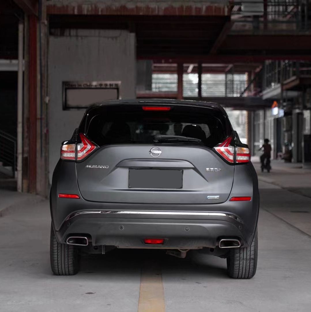 Ravoony Plus Matte Black Car Vinyl Wrap Nissan Murano Vinyl Wrap