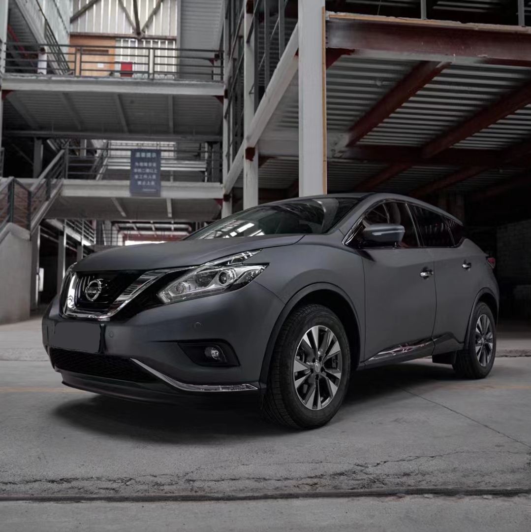 Ravoony Plus Matte Black Car Vinyl Wrap Nissan Murano Vinyl Wrap