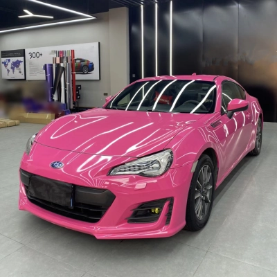 Ravoony Plus PET Gloss Beets Purple Vinyl Car Wrap Subaru Vinyl Wrap 02