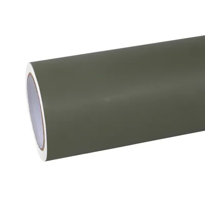 Ravoony Plus Ultimate Flat Khaki Green Car Wrap 01