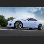 Ravoony Plus Glossy Baby Blue Car Wrap Subaru Vinyl Wrap