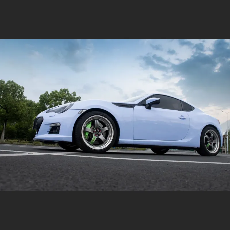 Ravoony Plus Glossy Baby Blue Car Wrap Subaru Vinyl Wrap