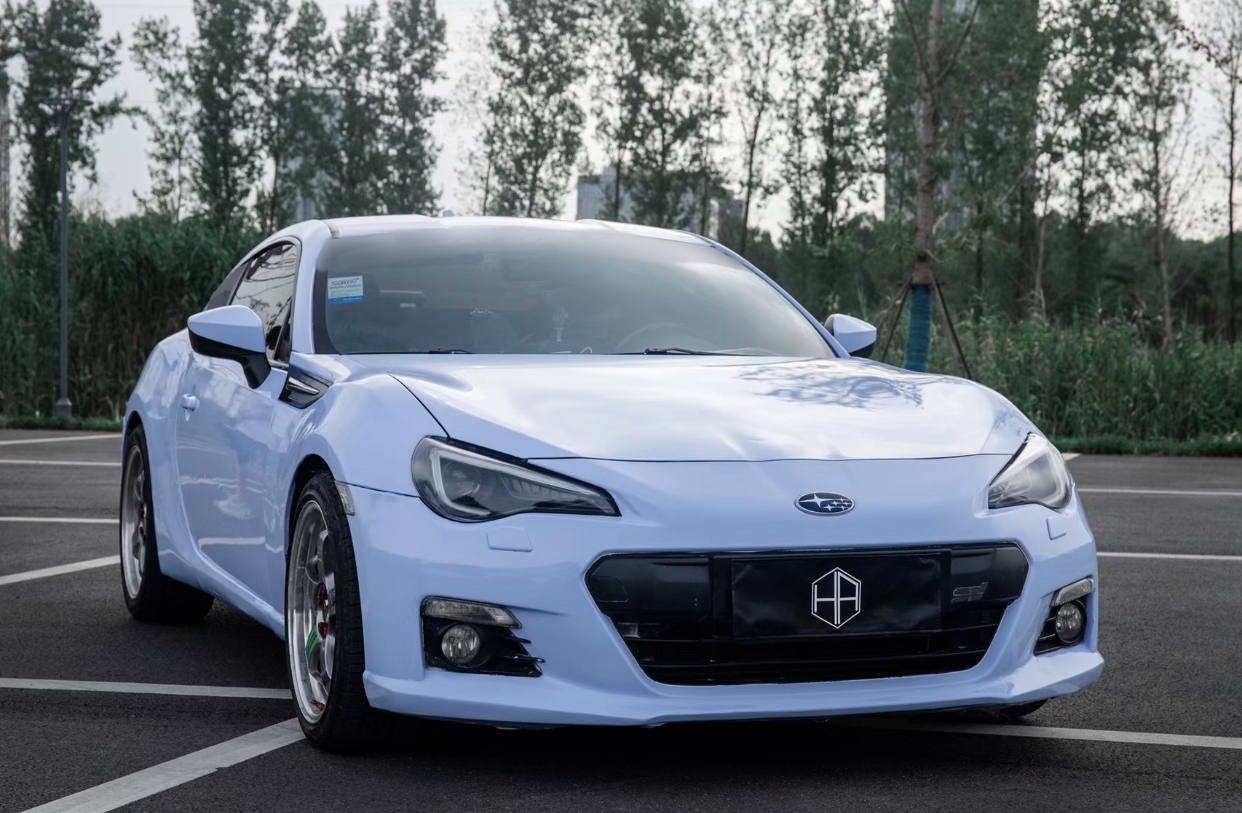 Ravoony Plus Glossy Baby Blue Car Wrap Subaru Vinyl Wrap