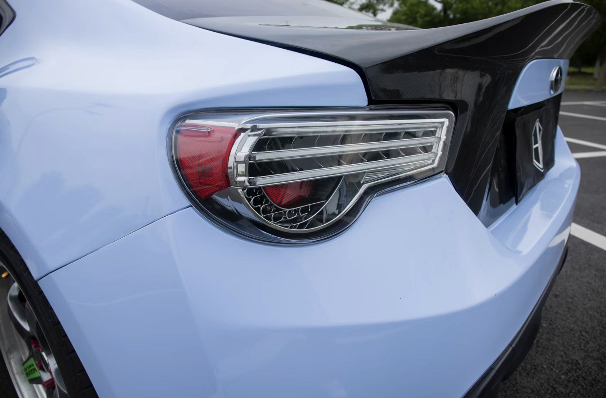 Ravoony Plus Glossy Baby Blue Car Wrap Subaru Vinyl Wrap